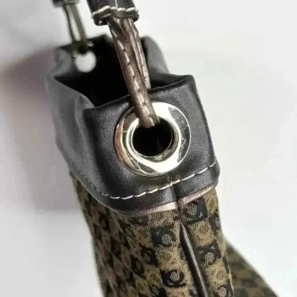 Liz Claiborne Vintage LC Monogram Handbag - Picture 6 of 13